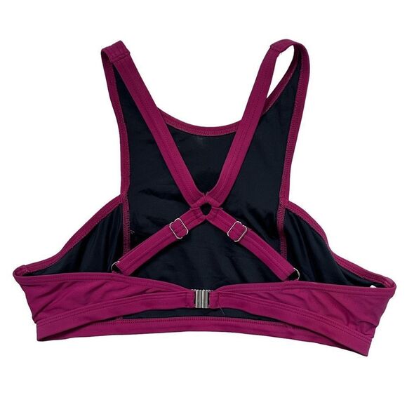 MINKPINK CORAL Red Racerback Embroidered Women's 2 piece bikini Size Medium​ - Picture 5 of 11